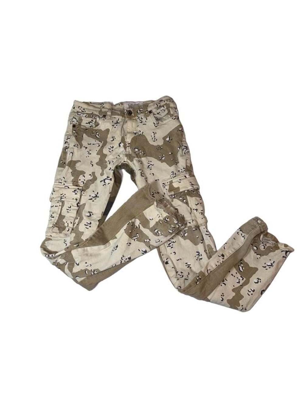 Evolution In Design Desert Camo Cargo Pants with Contrast Panel